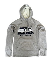Nike Therma-Fit Seattle Seahawks Super Bowl Hoodie Mens Size Small Gray Pullover