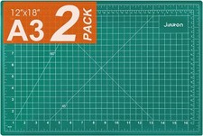 12" X 18" Self-Healing Double-Sided Cutting Mat for Craft, Sewing, Hobby, 2Pack