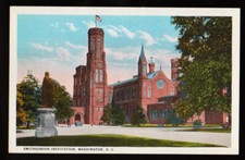 WASHINGTON DC ca 1920s Smithsonian Institution  postcard