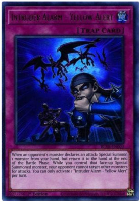 Yu-Gi-Oh! -  Intruder Alarm - BLAR-EN003 - Ultra Rare - 1st Ed - NM/M - NEW
