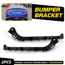 NEW Rear Bumper Cover Retainer Bracket Set For 2016 2017 - 2018 2021 Honda Civic