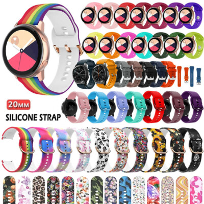 Sport Silikon Armband Für Samsung Galaxy Watch 4 Classic 42/46mm Active2 Watch 5