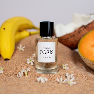 Vitabella Oasis Eau De Toilette: Unisex Coconut, Melon and Neroli Fragrance