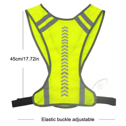 Motorcycle Safety Jacket Visible Reflective Vest Night Running Cycling Coat _&g - Picture 4 of 7