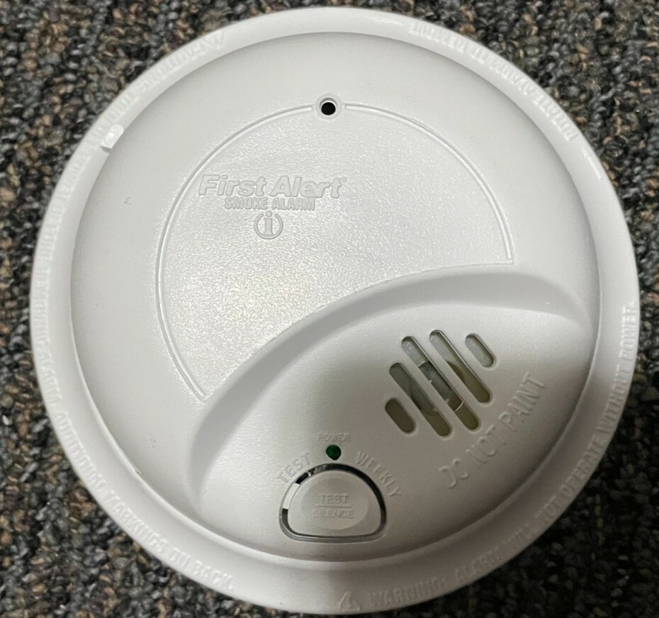 First Alert 9120B Smoke Detector & Alarm, AC Powered Battery Backup