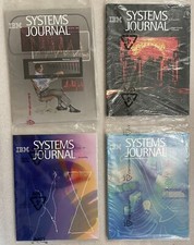 Lot Of 4 Vintage Issues of IBM Systems Journal s 2005 Rare HTF NIP