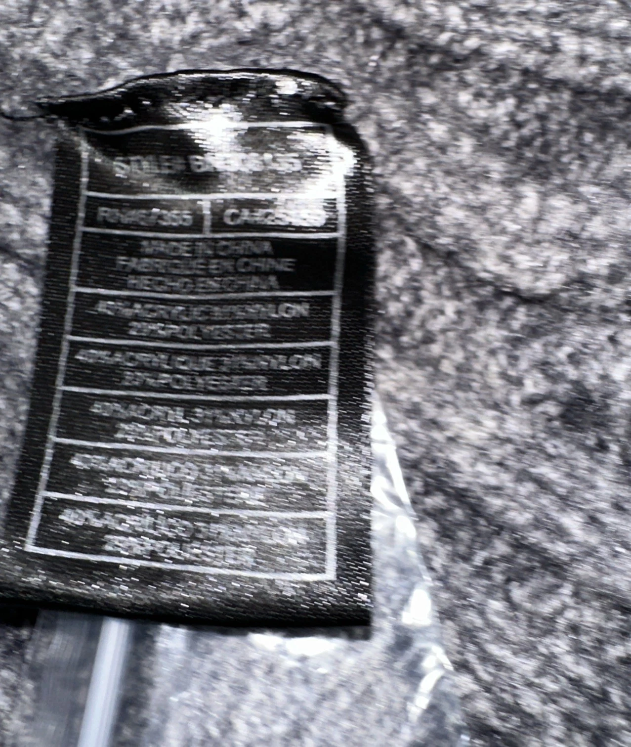 VETEMENTS Steve Madden Maglione Vestito Grigio Maglia Cavo Oversize Scollo a V Pullover