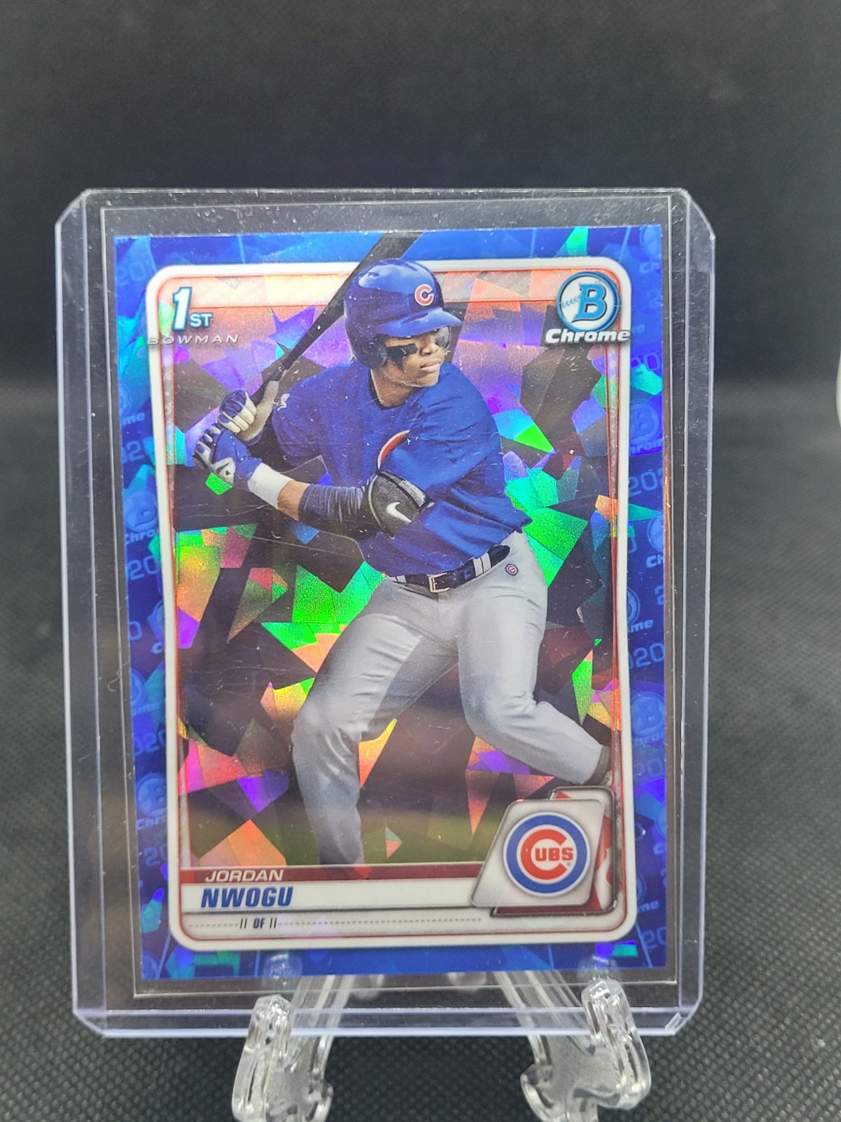 2020 Bowman Draft Sapphire Edition #BD-110 Jordan Nwogu