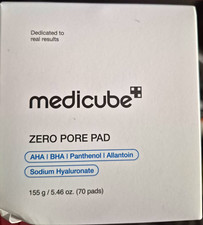 medicube Zero Pore Pad 70 Pads 5.46 oz AHA BHA Panthenol Allantoin