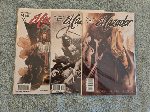 Three Issues Of El Cazador #1,3,4 by Crosgen Comics 2003, -NM, Great Stories/Art