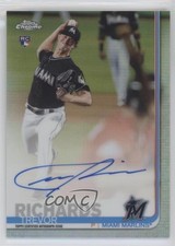 2019 Topps Chrome Rookie Auto Refractor 280/499 Trevor Richards #RA-TR Auto ow1
