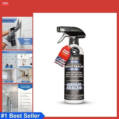 16 oz Grout Sealer Clear Tile Sealer Natural Finish Fast Dry Long Lasting