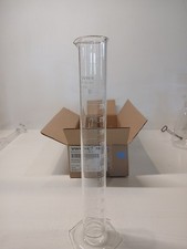 VWR 89000-256 Glass 250mL Hexagonal Base Graduated Cylinders - 2 Pack NOS NIB