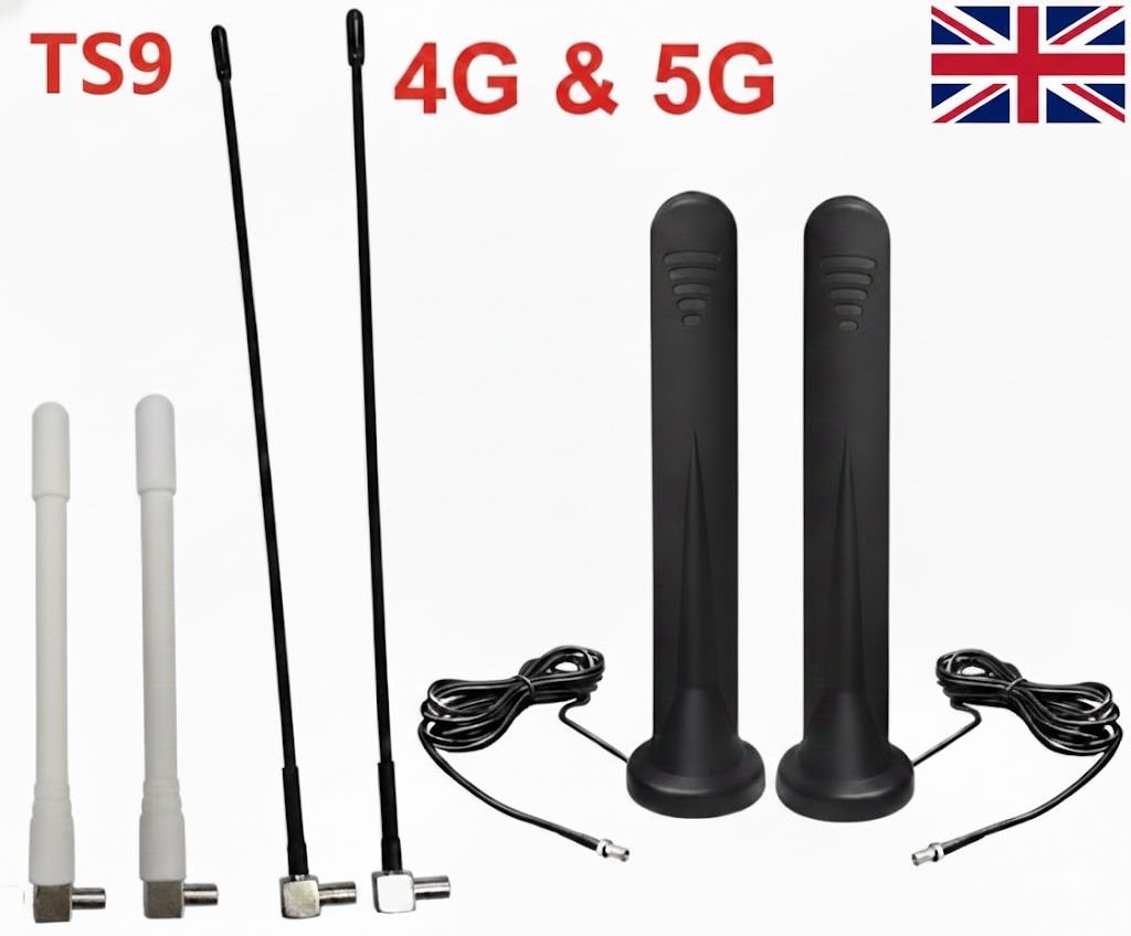 2 - 4 x WiFi antenna 4G-5G router TS9 Wireless Router Antenna ZTE