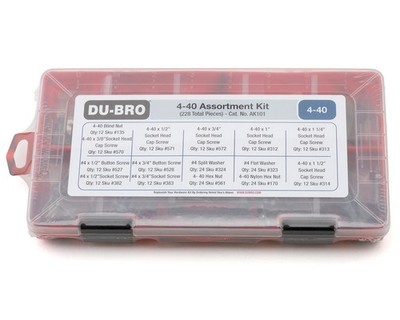 DuBro 4-40 Hardware Assortment Kit (228) [DUBAK101]