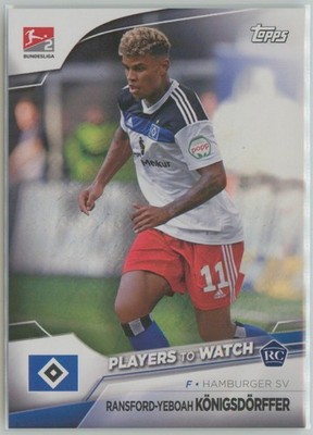 2023 Topps Bundesliga Königsdörffer Hamburger SV RC Players to Watch /99