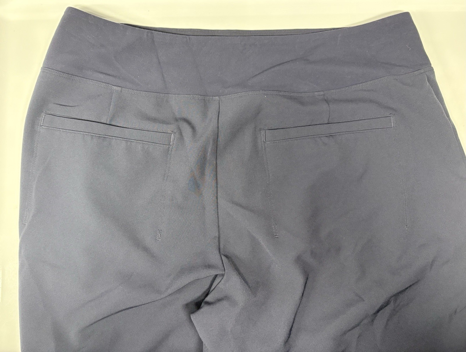 Athleta Women's Gray Flat Front Solid Pants Size … - image 4