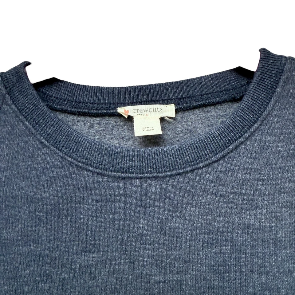 Sudadera Crewcuts Niñas Vestido Mixto Talla 7 Estrellas Tul Azul Dorado Fiesta de Vacaciones Foto 4 de 4