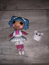 LaLaLoopsy Mini Mittens Fluff N Stuff Doll with Bear Blue Hair