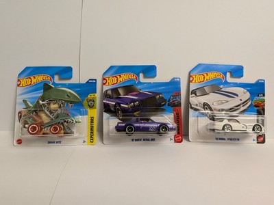 Hot Wheels SCHATZSUCHE KONVOLUT; SHARK BITE, BUICK REGAL GNX und DODGE VIPER RT