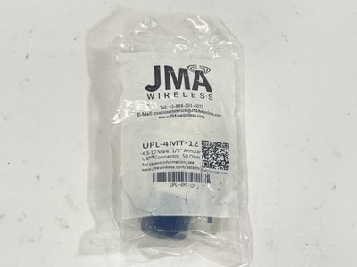 JMA Wireless UXP-4MT-12 4.3-10 Male Torque Connector for 1/2in Annular Cable