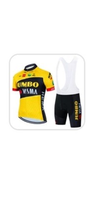 Fahrrad-Set (SHIRT und Hose) Jumbo Visma. Größe XL fällt aber kleiner aus..Neu