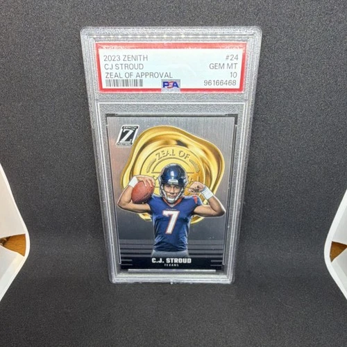 Panini Zenith 2023 Zeal of Approval C.J. Stroud Houston Texans Rookie #24 PSA 10