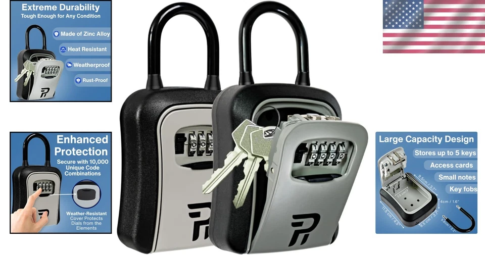 High Security Key Container - Large Capacity Outdoor Safe - Image 2 of 4