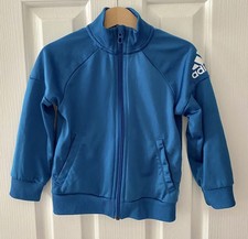 ADIDAS Kids Unisex Sports Jacket Teale Size 2-3 Years