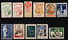 11 poster stamps“Ochrana matek a dětí” (Protection of Mothers and Children)  /48