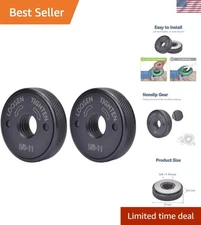 2Pcs 5/8-11 Thread Flange Nut for Angle Grinders - Effortless Installation