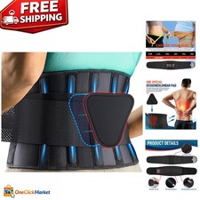 Comfortable Neoprene Back Brace for Effective Pain Relief Active Living, L/XL