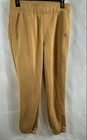 Carhartt Women's 105510 Relaxed Fit Fleece Sweatpants Mustard Yellow Sz S 4-6 — photo 1
