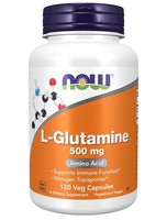 Now Foods L-Glutamin 500 Mg - 120 Vegane Kapseln