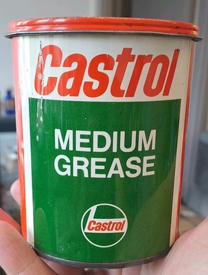 VINTAGE CASTROL MEDIUM GREASE TIN 1 lb 