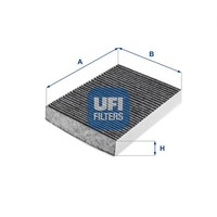 UFI Innenraumfilter 54.249.00 Aktivkohlefilter FüR 508 Peugeot SW 1 Bluehdi 120