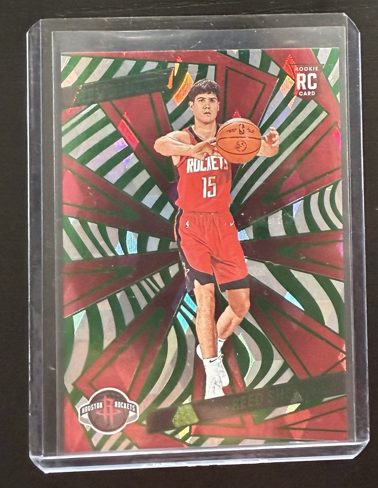 Reed Sheppard 2024-25 Panini Revolution /50 Cubic Rookie RC #145