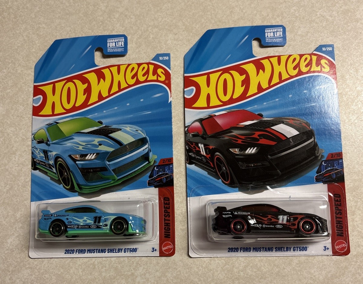 🔥2026 Hot Wheels 2020 Ford Mustang Shelby GT500-Black & Blue