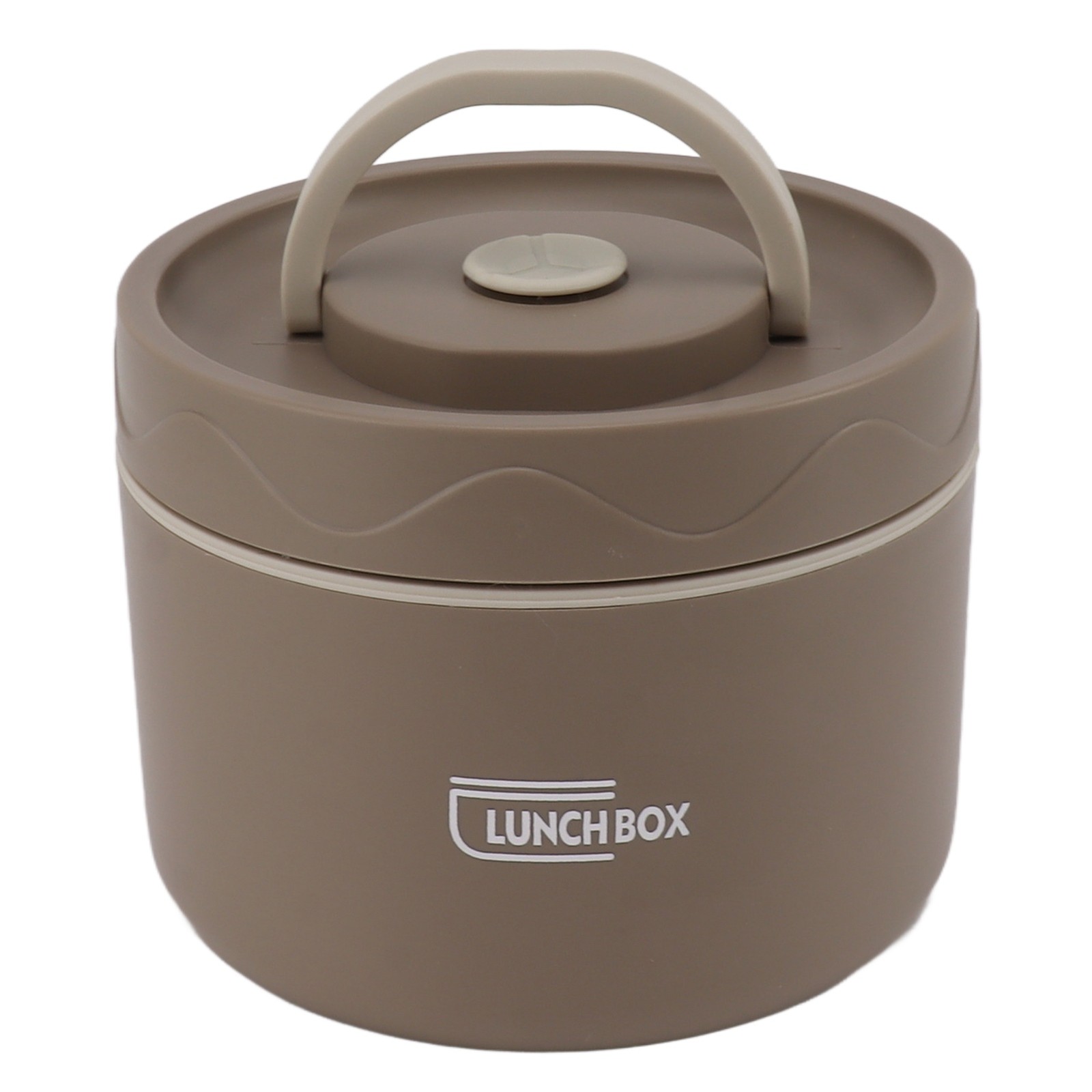 550ml Stainless Steel Insulated Bento Lunch Box Stackable 2 Tier Round Bento