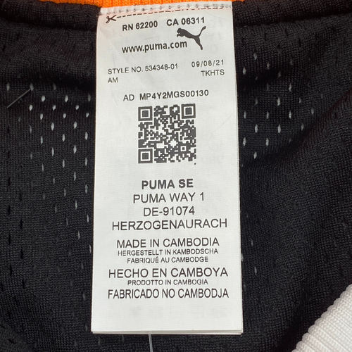 Neu mit Etikett Puma Shorts Bout A Bucket Swish Maker Damen Medium schwarz orange grau Tarnmuster - Bild 11 von 13