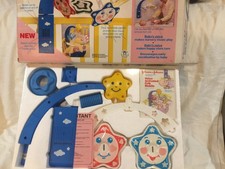 Vintage JOHNSON  JOHNSON Voice Activated Crib Mobile Unused 80s NEW Rare
