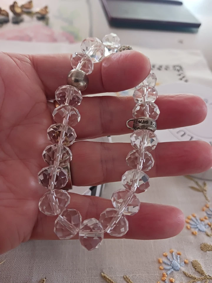 Pulsera grande de cristal Thomas Sabo. Precioso estado. Foto 4 de 4