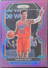 2021-22 ISAIAH ROBY PANINI PRIZM PURPLE PRIZM PARALLEL CARD 27/99!
