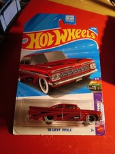 2026 Hot Wheels 59 Chevy Impala B Case Red New: Make Offer 1.95 Box Shipping