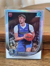 2025-26 Bowman Basketball Cooper Flagg RED ROOKIE Shield BRR-1 Refractor