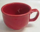 HOMER LAUGHLIN FIESTAWARE Retired Red Jumbo Cup Mug- 18 Oz