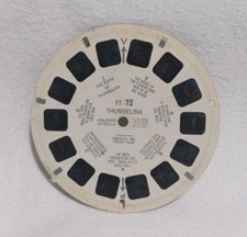 Sawyer's View-Master Reel FT-12: Thumbelina Used - Vintage Fairy Tale Magic 