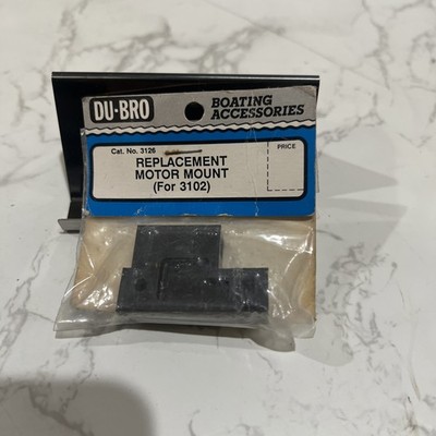 Vintage Dubro RC Boat Part No. 3126 Replacement Motor Mount (for 3102)