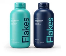 Flakes Complete Bundle Shampoo - Conditioner - NEW ( NO Scalp Brush )