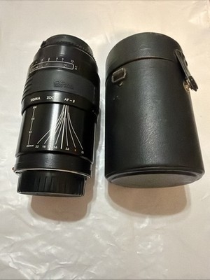 Sigma Zoom Lens AF-B  1: 4~5.6 f=60~200mm Multi-COATED LENS For Parts Or Repair
